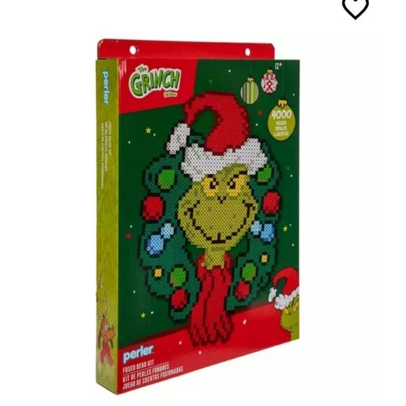 Gigant Perler Grinch & Wreath Fused Bead 4000 pc Kit, New - Picture 9 of 10